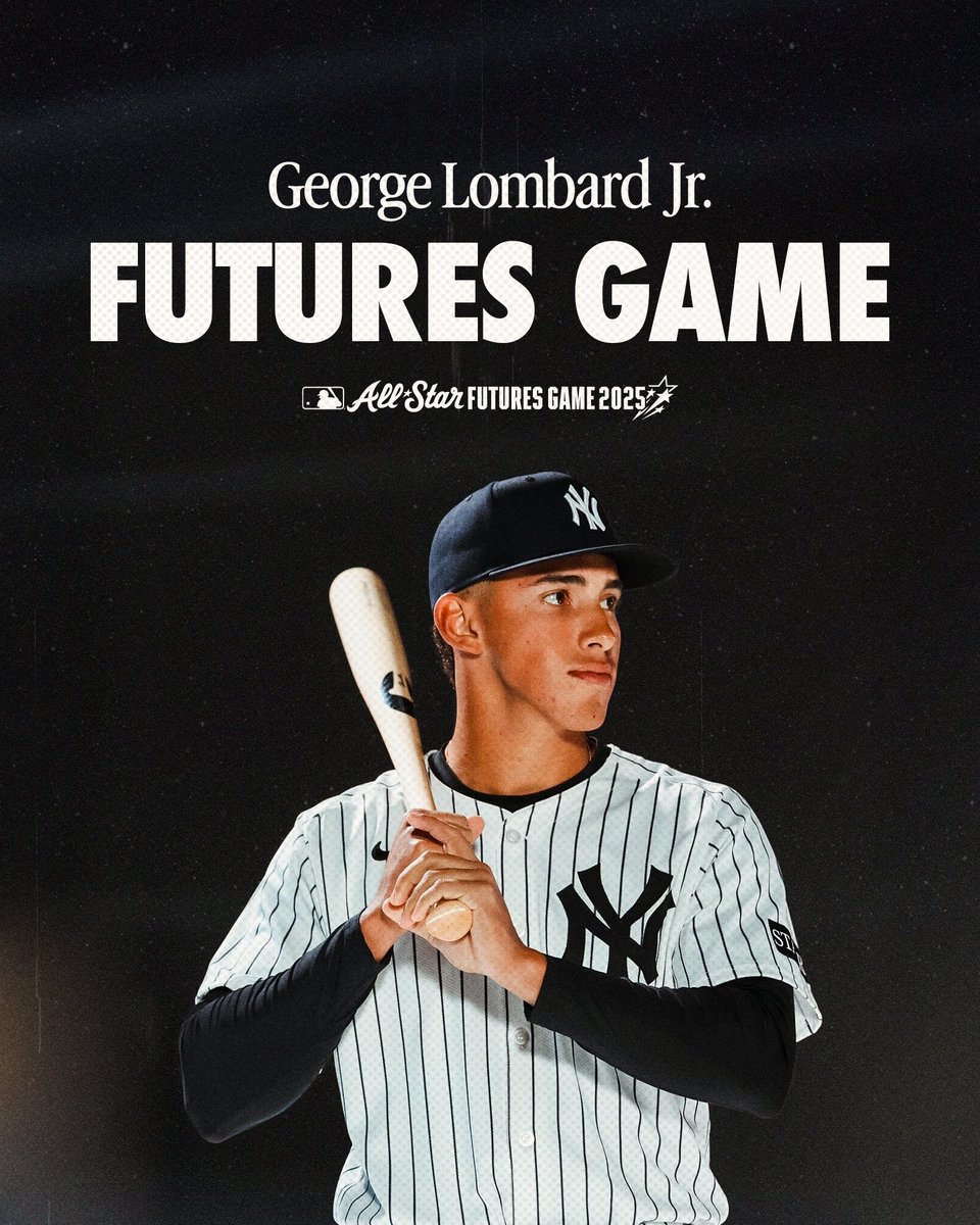 Congratulations to INF George Lombard Jr. on his selection to the 2025 <a href="/MLB/">MLB</a> All-Star Futures Game! 🌟