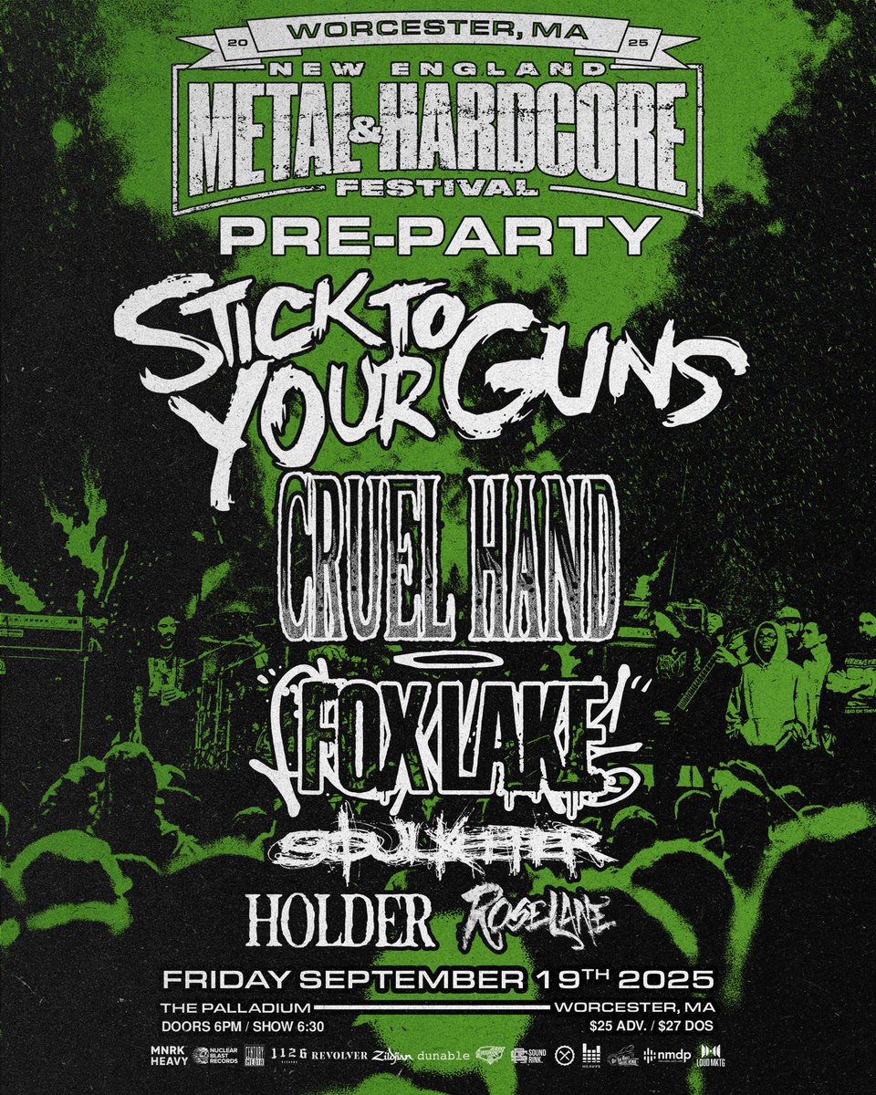 NEMHF PRE-PARTY UPDATE: We’ve added <a href="/foxlakeco/">Fox Lake</a> to this already stacked lineup 💪🏼🔥

Tickets are moving quickly: tixr.com/groups/thepall…