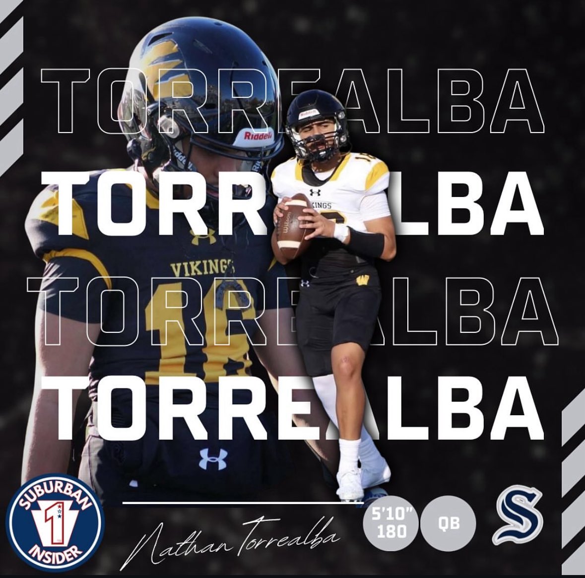 Nathan Torrealba (@n1torrealba) on Twitter photo Thank you <a href="/S1insider/">Suburban One Insider</a> for the recognition! Still working for this upcoming season! Thank you <a href="/S1insider/">Suburban One Insider</a> for the recognition! Still working for this upcoming season!