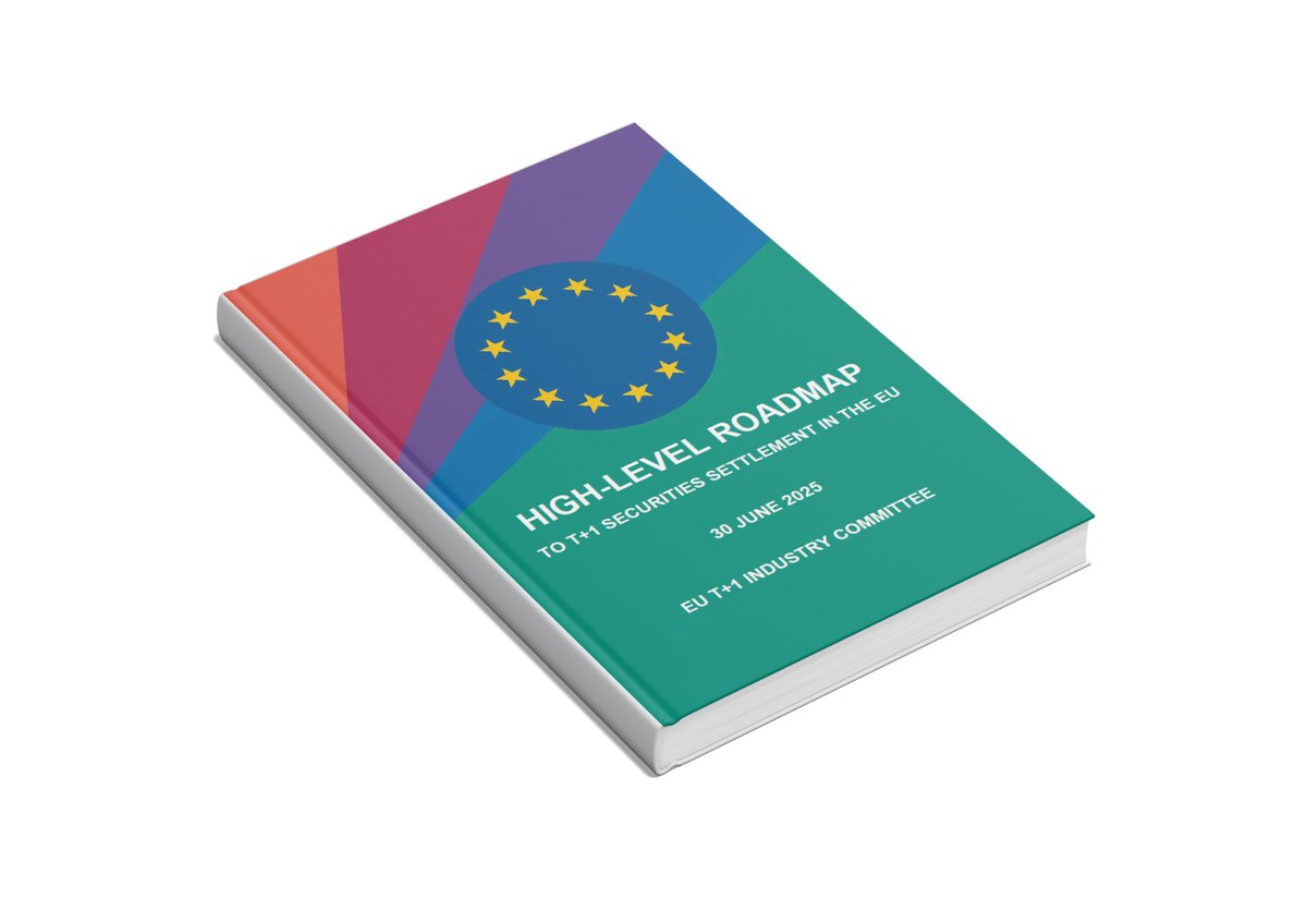 The EU T+1 Industry Committee has published its High-Level Road Map, built by 80+ institutions to help markets prepare for this major transition.

📄 Roadmap: t.ly/CCYaI

🔗 Launch event on July 3rd: bit.ly/4nqBQhg