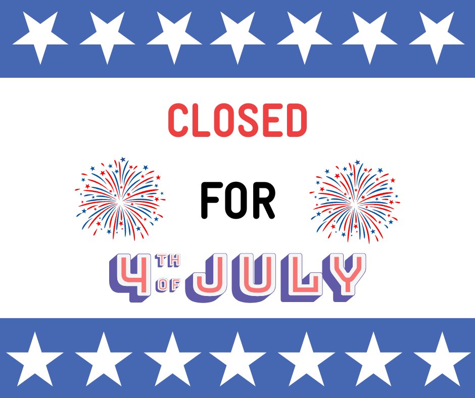 All Metro Public Health Department offices will be closed on Friday, July 4th, in observance of Independence Day. We will reopen for regular business hours on Monday, July 7th.
