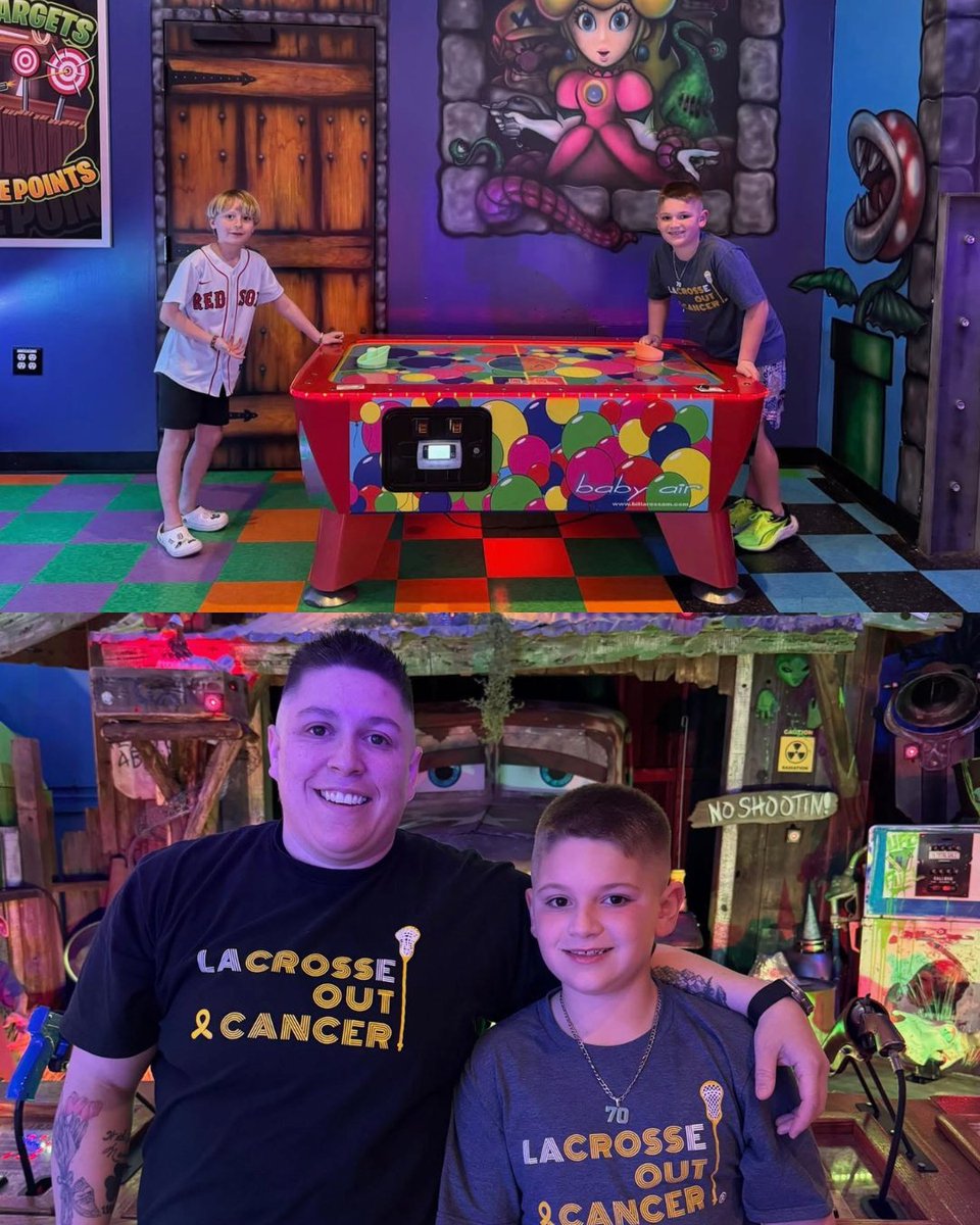 PCRF_Kids's tweet image. Looking for a meaningful and fun summer activity the whole family can enjoy? Encourage your kids to make a difference by hosting a fundraiser to support children living with cancer. 💛

Enzo from Framingham Youth Lacrosse hosted a retro arcade night at Fun and Games, where 20% of…