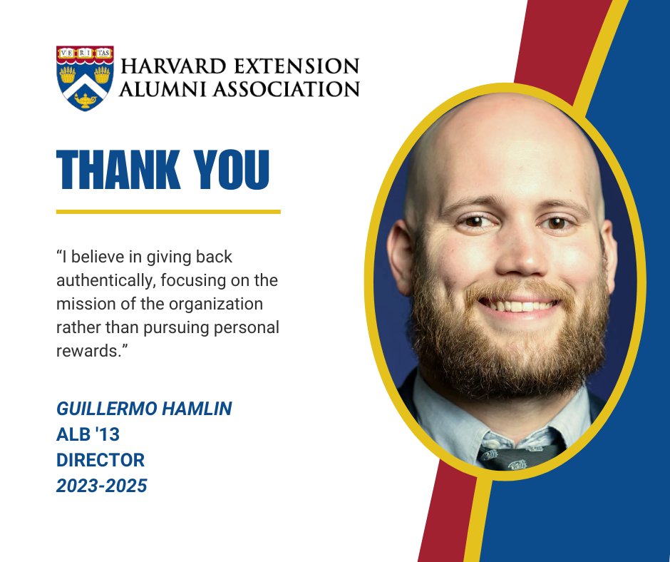 With deep gratitude, we thank Guillermo Hamlin ALB '13, for his dedicated service on the HEAA Board of Directors. Your leadership, time, and commitment have made a lasting impact on our HEAA community.
