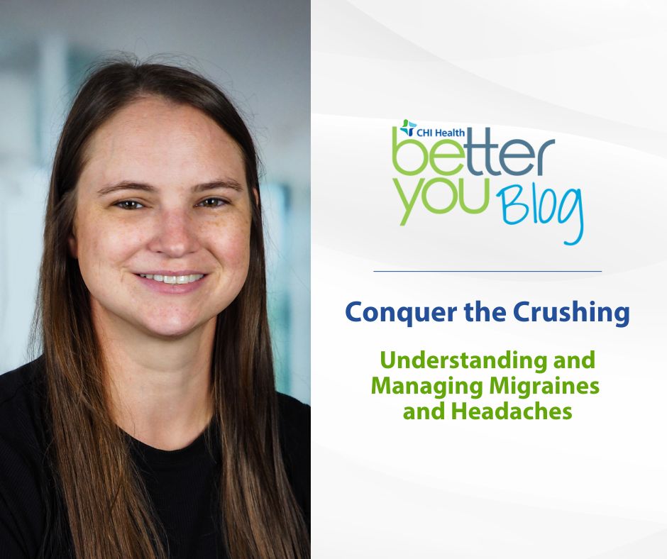 Tired of migraines and headaches disrupting your life? Caitlin Walter, APRN, offers practical strategies for managing your pain and finding relief: ow.ly/6Jx250WcuC1 #Headache #PainManagement #CHIHealth #MigraineRelief