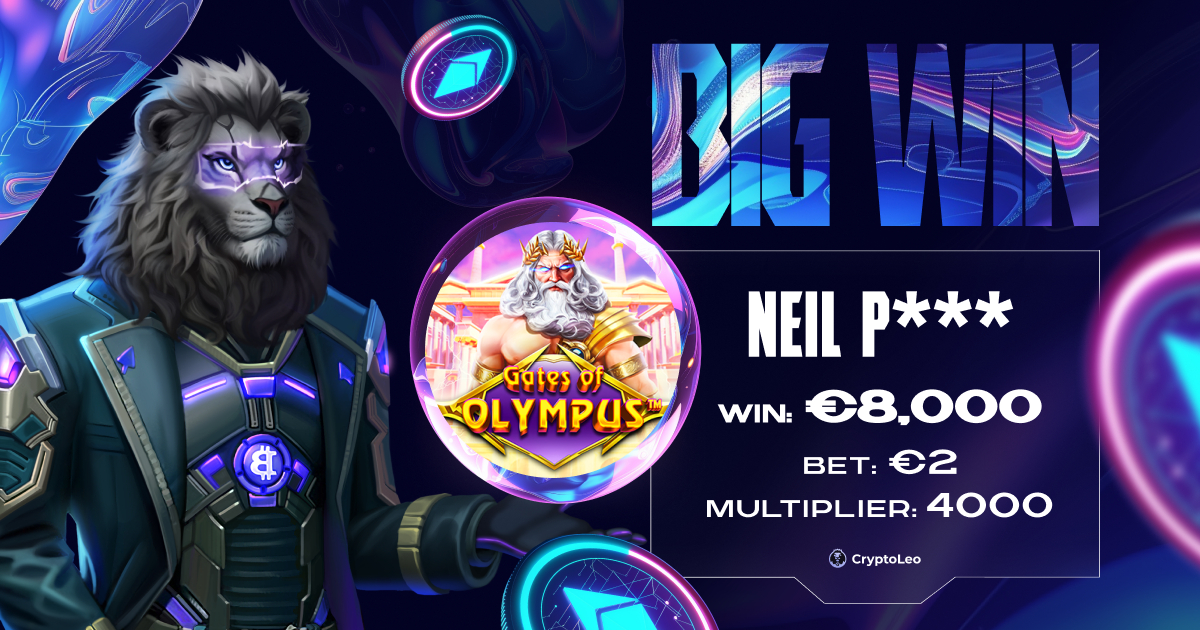 🏆NEIL’S €8,000 TRIUMPH🏆
💰Neil's journey to Mount Olympus just paid off handsomely. A 4000x multiplier on Gates of Olympus turned a €2 bet into a divine €8,000 prize.
⚡Your adventure starts now. Play Gates of Olympus.

Play responsibly. 18+🔞

#slotsonline #casinogames