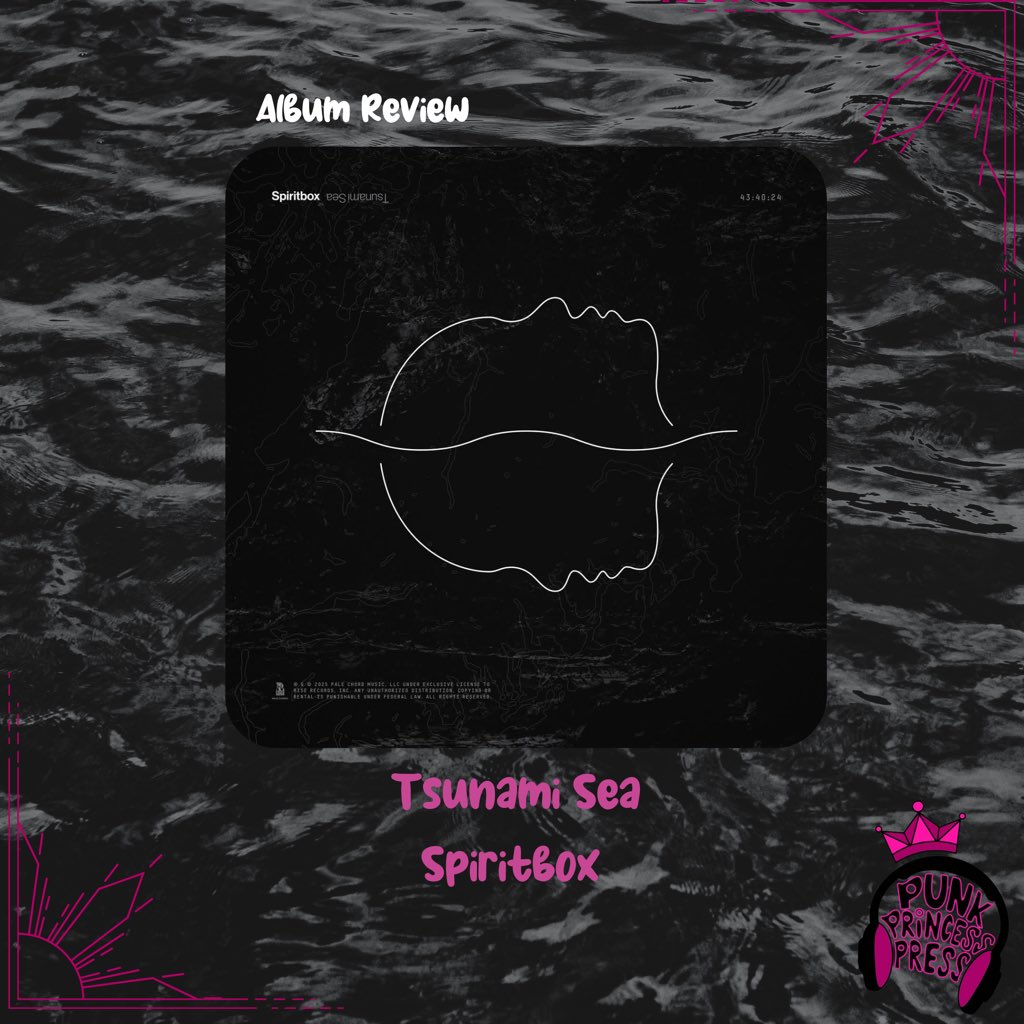 Spiritbox have been making waves in the metal scene for 8 years now and their new album aptly titled “Tsunami Sea” has once again redefined the genre 

Check out Genisis’ thoughts on it here: punkprincesspress.org/reviews/f/spir…

Written by @/genisis1224 on insta
Graphic <a href="/kyleighaurora/">кyleigh</a>