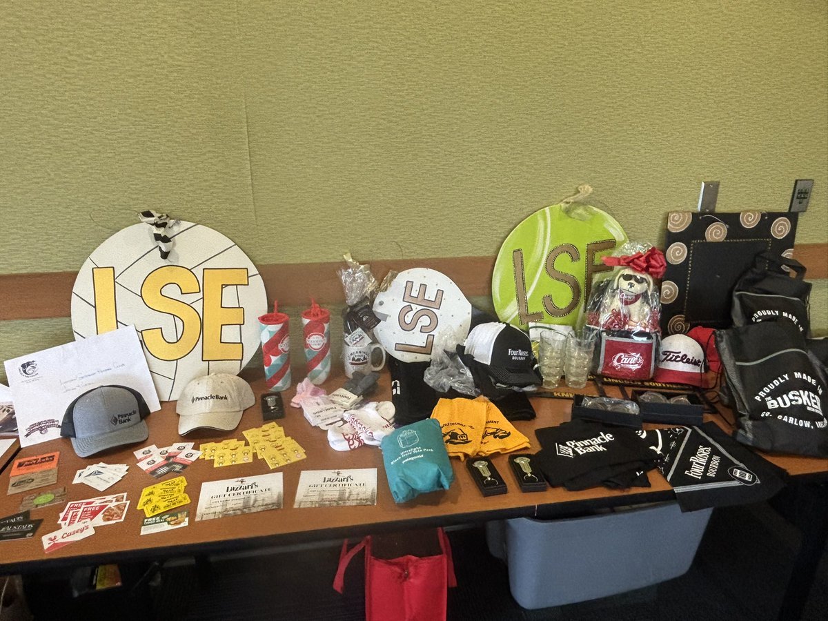 The rain stopped at tee off, and it’s a great day for the LSE Booster Club Tournament!

Thank you to our many sponsors and golf teams - we appreciate you!
