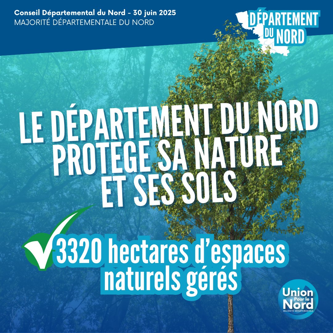 ✅ C’EST VOTÉ #CD59 ! 🌿 PARTENARIAT STRATÉGIQUE CONCLU AVEC CDC BIODIVERSITÉ POUR COMPENSER LES IMPACTS DES AMÉNAGEMENTS SUR LA NATURE

🌾 Préserver les terres agricoles &amp; valoriser les sites Espaces Naturels Sensibles
🌱 Une écologie de terrain, concrète et compatible avec le