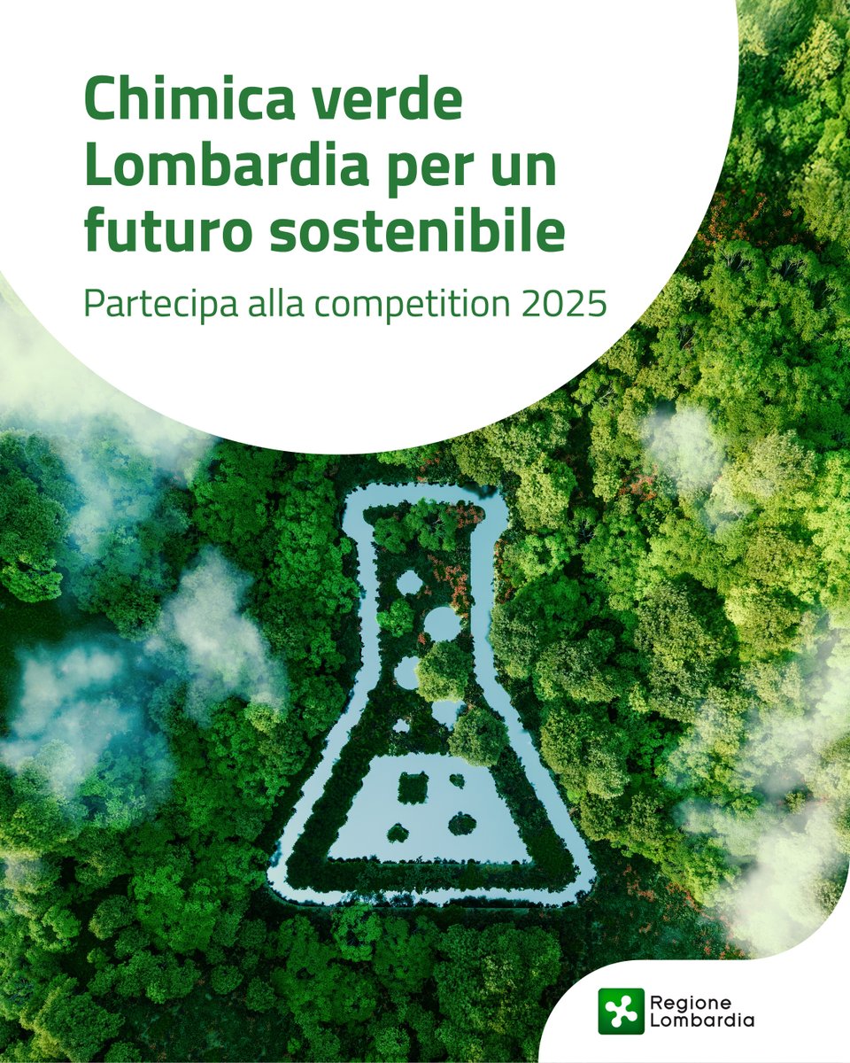 Chimica verde Lombardia per un futuro sostenibile è la call per startup, spinoff universitari e PMI innovative organizzata da Regione Lombardia in collaborazione con Federated Innovation @MIND. Per maggiori informazioni 👉reglomb.it/L9wV50WinXP