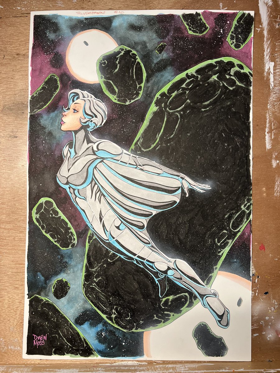#silverhawks cover. Being sick last week put me behind.  So have a great day and I will try and do the same. :)