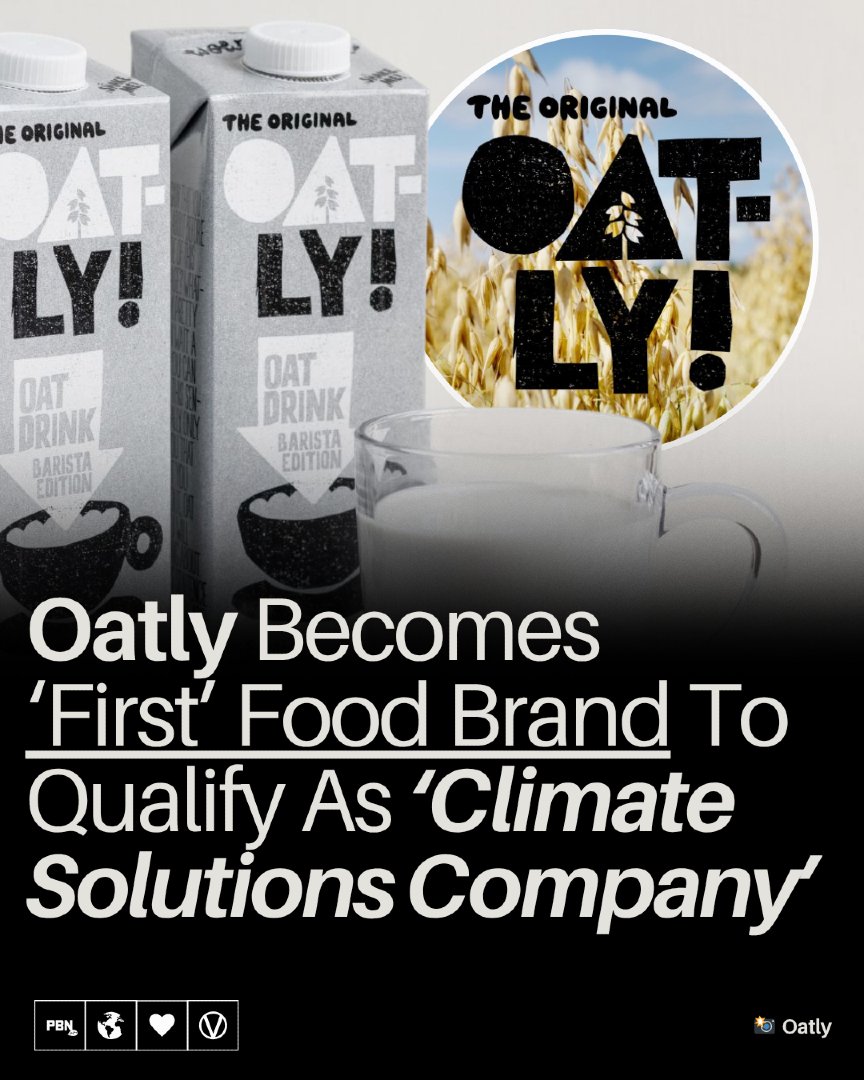 Oatly’s new and updated sustainability commitments mean that it qualifies as a “Climate Solutions Company.”

The Swedish oat milk producer is reportedly the first food brand to ever qualify. According to the Exponential Roadmap Initiative (ERI), a Climate Solutions Company must