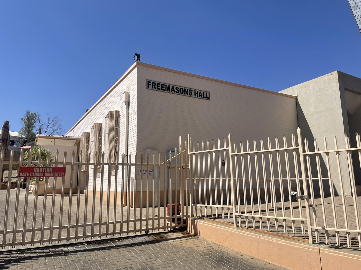 jenevive_cloete's tweet photo. Did you guys know we have a Freemasons Hall in WINDHOEK Namibia 🇳🇦 where the Satanists go do their rituals ? (this in Robert Mugabe Avenue). When I become the Mayor I'm removing this shit ! We believe in God over here https://t.co/1eSEDQXfr8