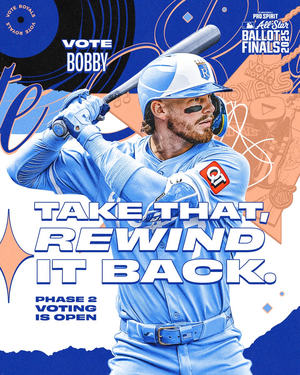 ⭐️ Phase 2 has begun! ⭐️

Vote daily through July 2 to get Bobby a starting spot!

Vote Bobby: royals.com/allstar