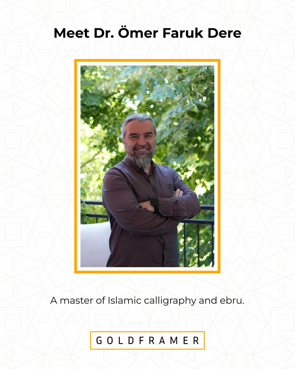 Meet Dr. Ömer Faruk Dere — where tradition meets mastery! 

From ebru to calligraphy, from archives to exhibitions — his journey is a tribute to Islamic art in its purest and most innovative forms.

Discover how one man shaped a legacy through ink, stone, and devotion.