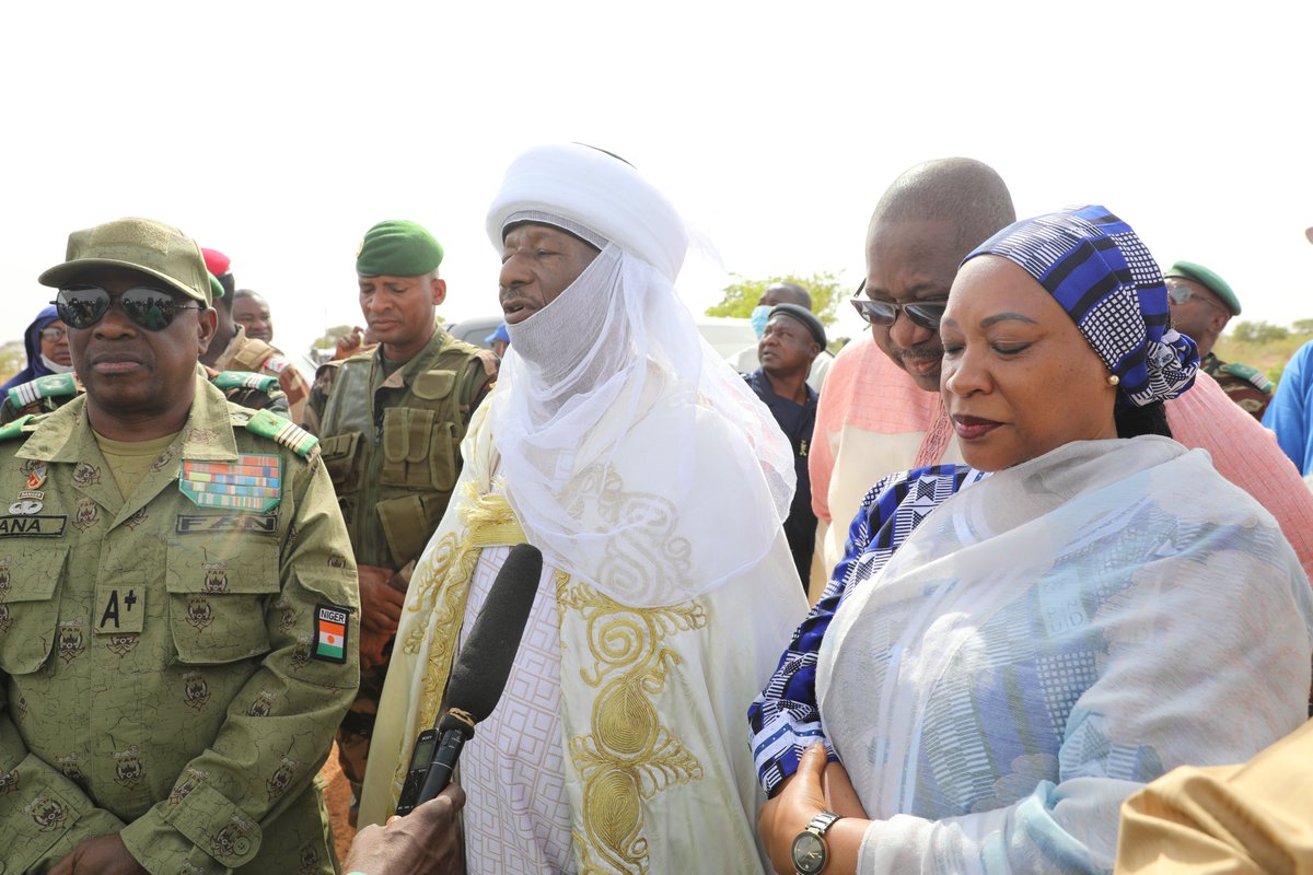 PnudNiger's tweet image. Mission ministère de l'agriculture🇳🇪 &amp;amp;
@PnudNiger à Bossadjé #Birni où 100 hectares sont aménagés pour 1 complexe agro-industriel qui a déjà employé 3062 personnes.
La 2nde phase permettra la production céréalière en toutes saisons  à 2334 personnes de 9 villages dont 1405 femmes