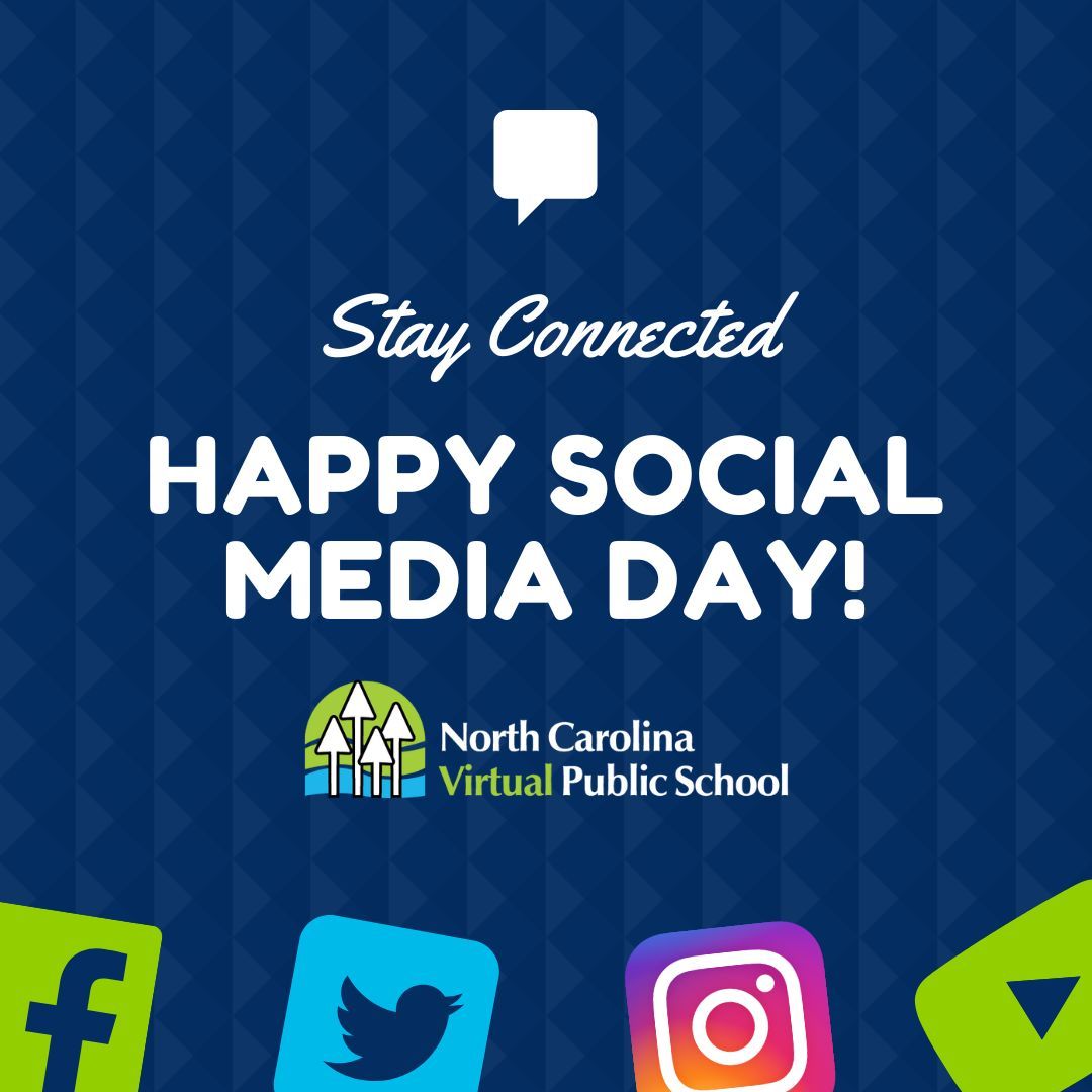 ncvps's tweet image. 📱 It’s Social Media Day!
Let’s use our platforms to connect, uplift, and inspire — one post at a time. 💬💙

#SocialMediaDay #NCVPS #PositivePosts #SummerSession #DigitalKindness