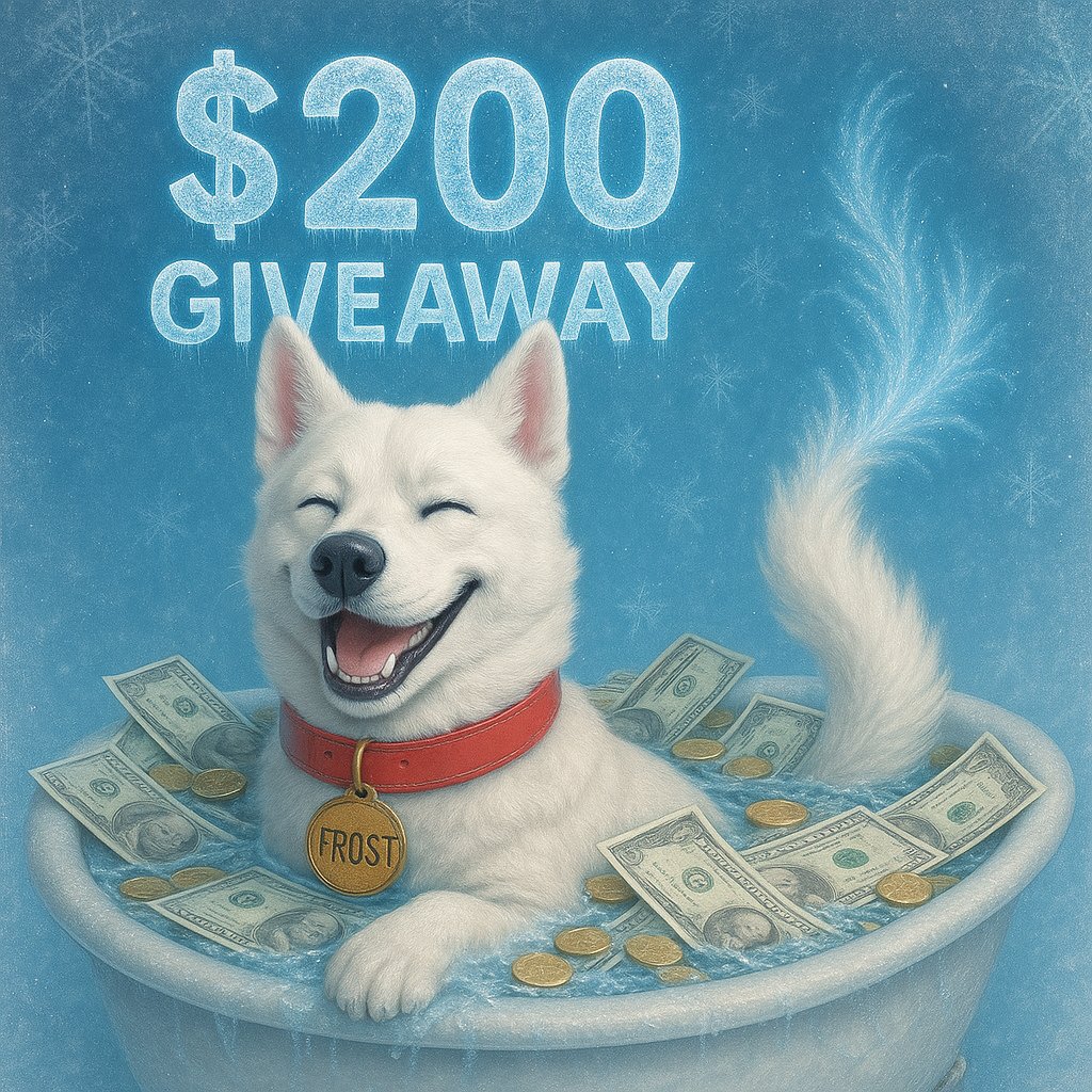 🚨 $200 $FROST GIVEAWAY 🚨

To celebrate hitting 200k MC, 600 members in $FROST tg t.me/Frostdogbase and 100 members in the call Floyds channel a big supporter  t.me/FloydCooks, we’re giving away $200 in FROST — powered by @VIVIBaseBot ❄️

💸 $100 from Floyd to the