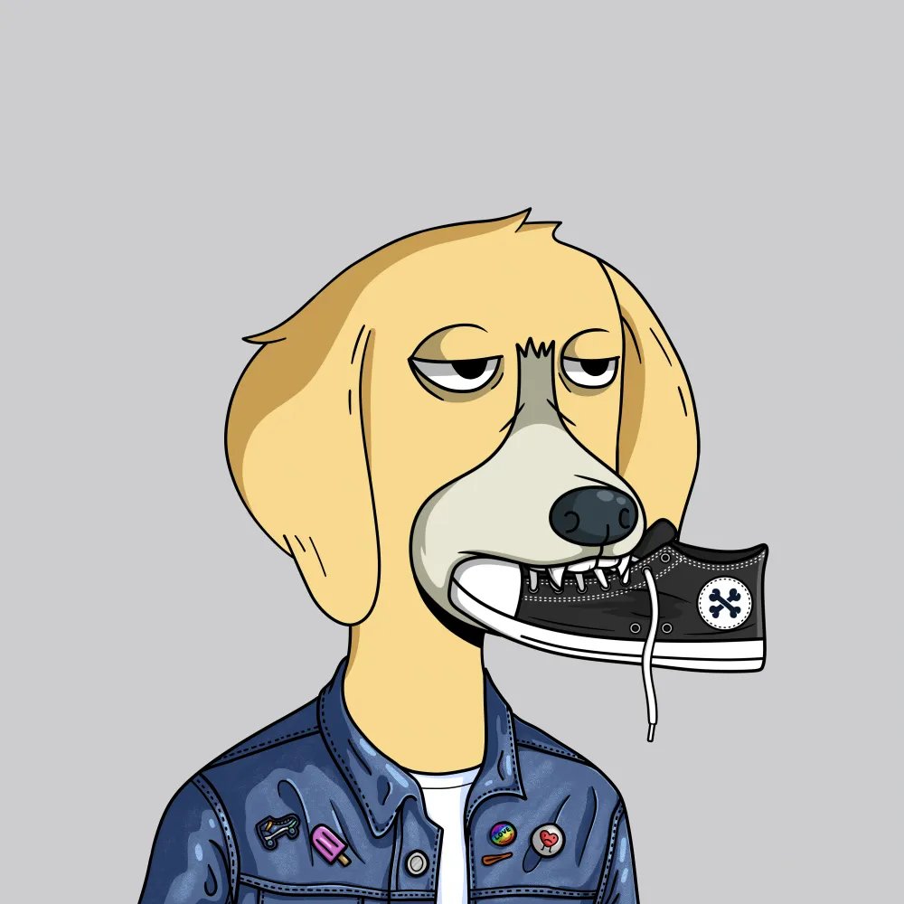 TomOverChaplin's tweet image. Just peeked my @WildDogsOnApe from NFTNYC and he's totally my vibe. ty fam!
Woof woof. #NFTNYC #APECOIN