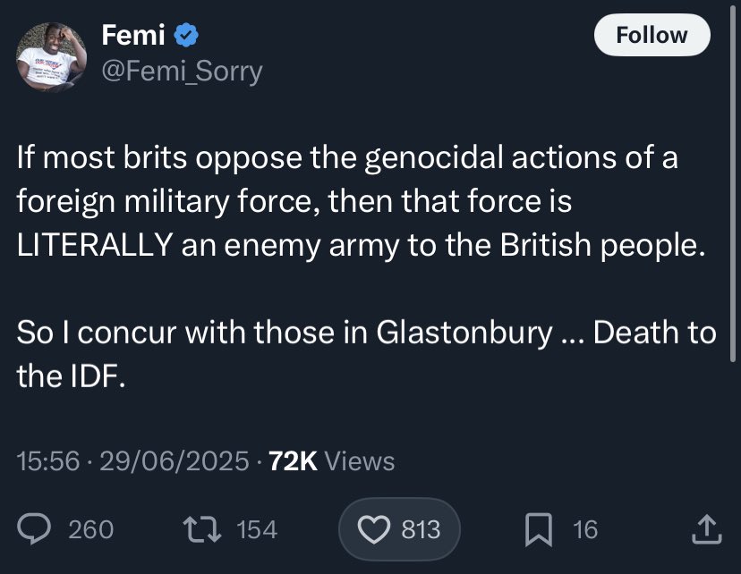 72k views, if Vylan gets charged then so should Femi…