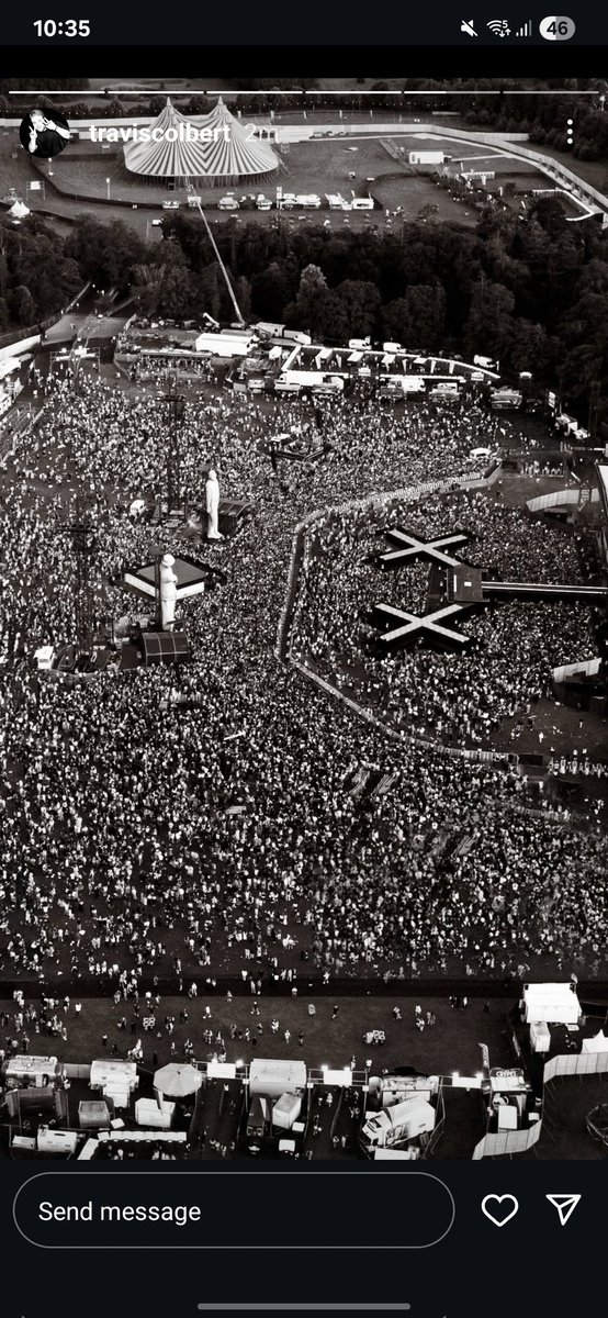 hwloiza's tweet photo. this looks like a festival but it’s just a chris brown concert, he’s a legend https://t.co/Em7dFbpnkC