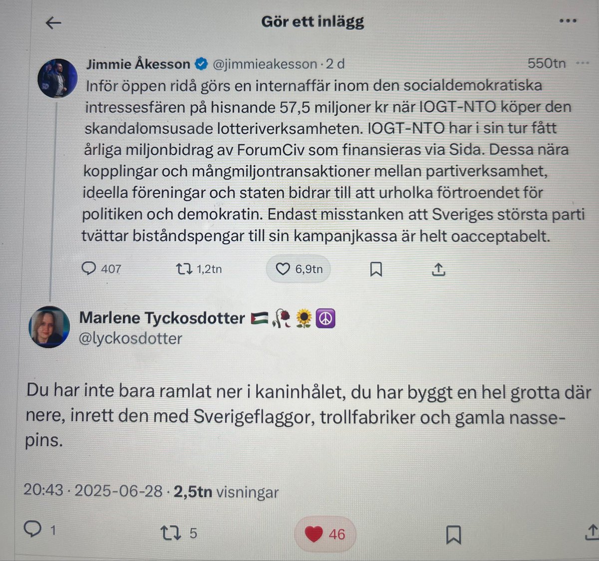 strandhall's tweet image. Ja detta var ändå väl uttryckt av @lyckosdotter …..
Dela gärna.