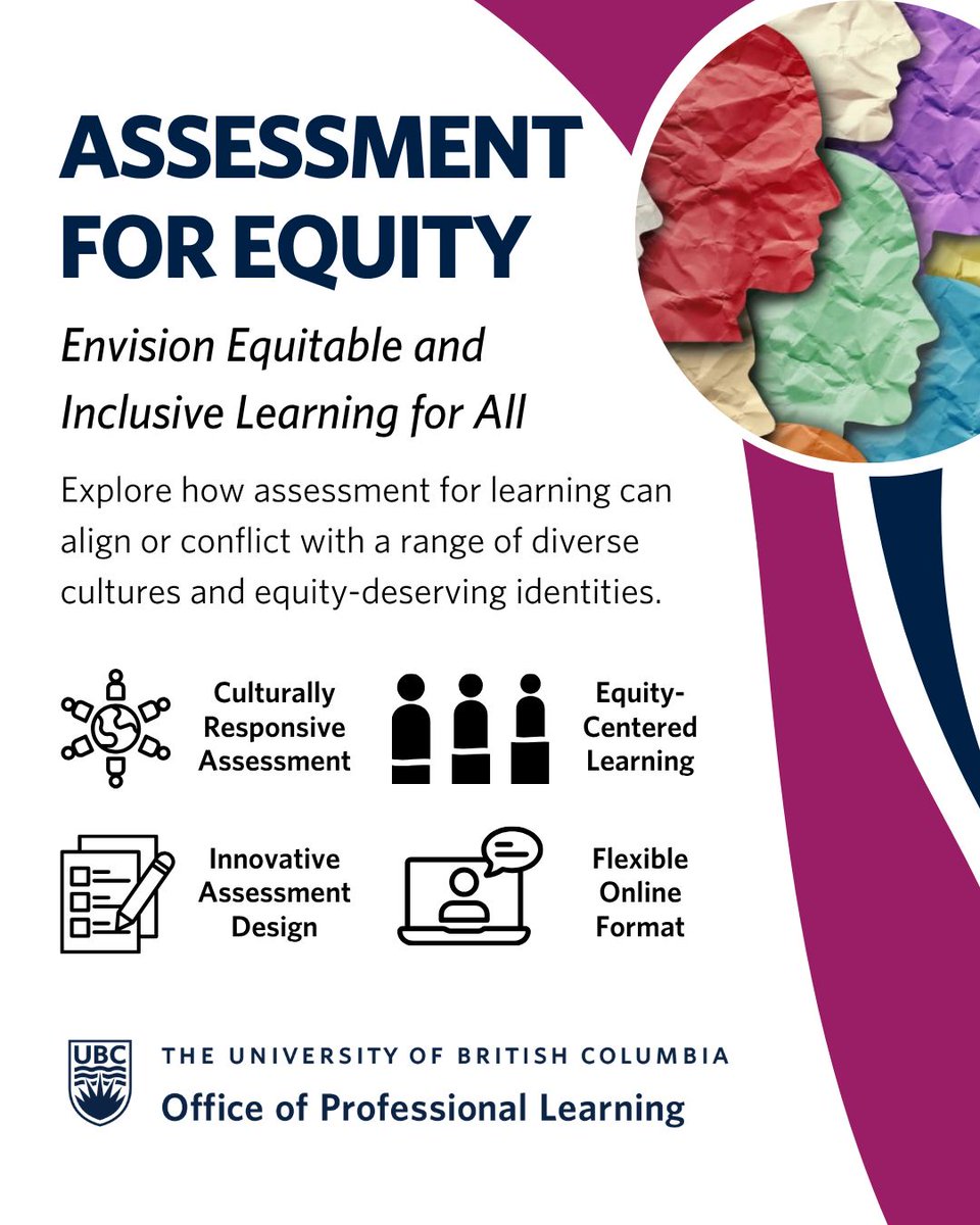 To what extent are the principles of assessment for learning accessible, especially for those in historically underrepresented communities? Register for the Assessment for Equity program and explore how we can best design assessments that value the learning of every student: