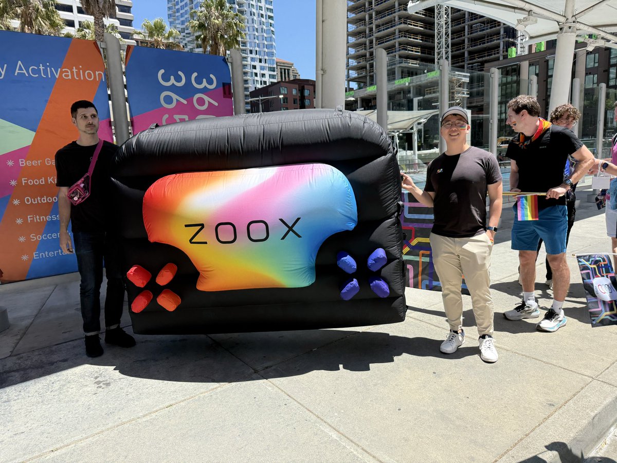Marched in <a href="/SFPride/">San Francisco Pride</a> yesterday with the crew from @Zoox. Took <a href="/SFBART/">BART</a> and when I got on the train a nice fellow got up to give me his seat. Stunned I said “tell me I’m old without telling me I’m old!” and burst out laughing. Kindly he sat back down. 😉
