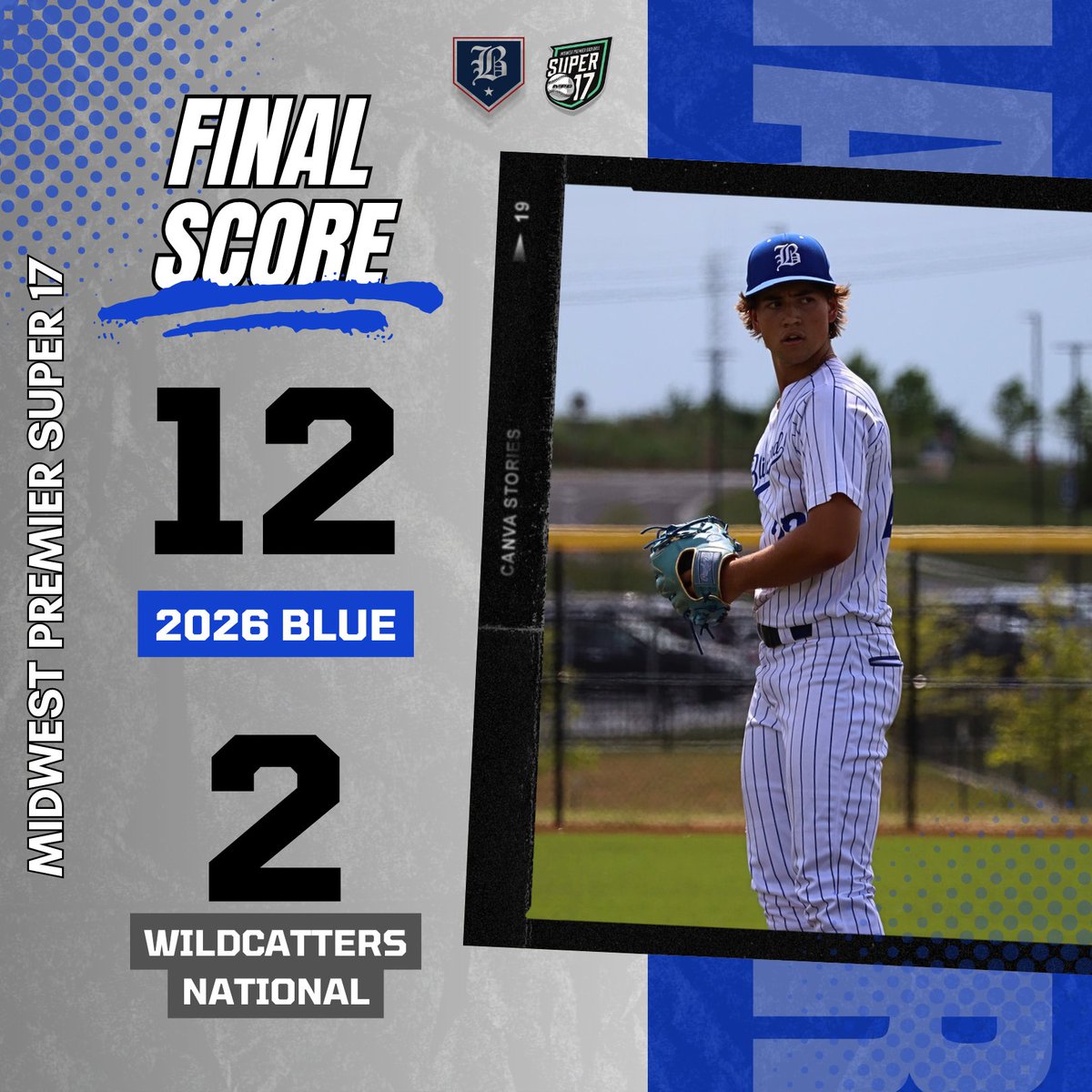 2026 Blue. Are. On. Fire 🔥 they advance to the #Super17 championship game!
-<a href="/matt_grundtner/">Matthew Grundtner</a> (CG) 4IP, 4H, 1ER, 2BB, 5K
-<a href="/JaceMataczynski/">Jace Mataczynski</a> leaves the yard 💣
-<a href="/Hagyn_Barbee/">Hagyn Barbee</a>, <a href="/cason_borchardt/">Cason Borchardt</a>, <a href="/samabrahamson22/">Sam Abrahamson</a>, <a href="/AsmusRiley/">Riley Asmus</a> each with a double
-<a href="/SpencerBarta/">Spencer Barta</a> cannot get out - 3 for 3