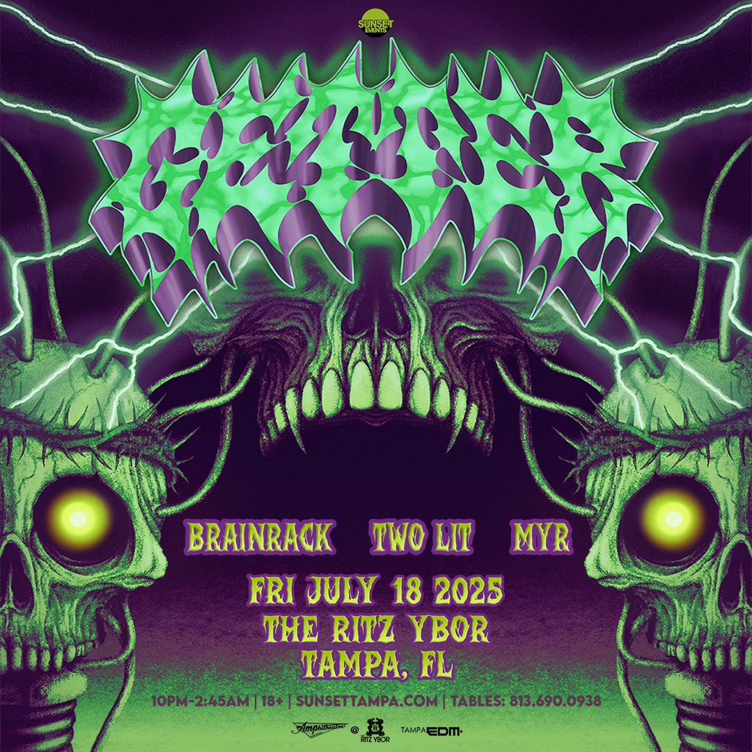 Brainrack (@iambrainrack) on Twitter photo AFTER 4 LONG YEARS...
I'M BACK IN TAMPA, FL FRIDAY JULY 18TH DIRECT SUPPORT FOR <a href="/GetterOfficial/">G</a>!
<a href="/theritzybor/">The RITZ Ybor</a> <a href="/sunsetevents/">Sunset Events</a> AFTER 4 LONG YEARS...
I'M BACK IN TAMPA, FL FRIDAY JULY 18TH DIRECT SUPPORT FOR <a href="/GetterOfficial/">G</a>!
<a href="/theritzybor/">The RITZ Ybor</a> <a href="/sunsetevents/">Sunset Events</a>