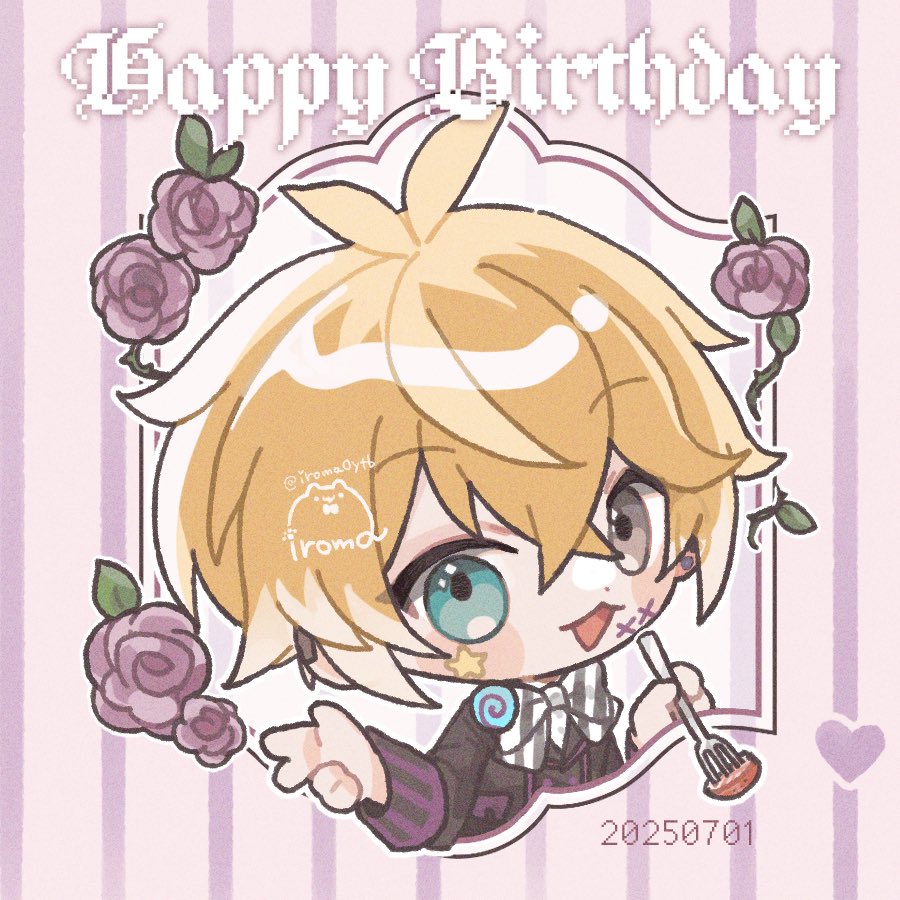 Boo_Nokki's tweet image. 【🎃本日100歳の誕生日を迎えました👻】
わ〜い✨️
お祝いリプライお待ちしております💜🖤
可愛いイラストは
あいろまさんからいただきました💜
#のっきさん誕生祭2025