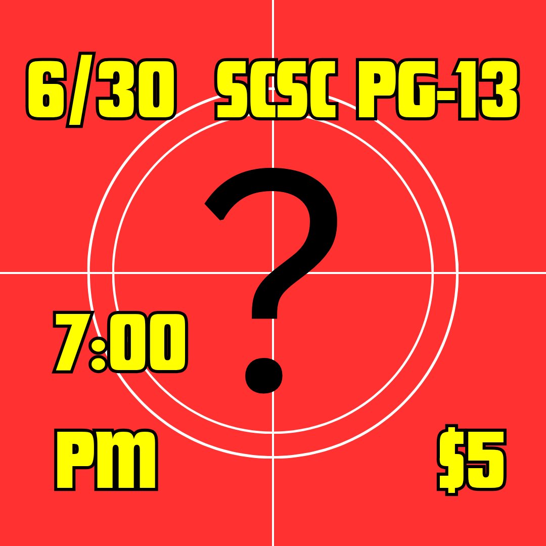 StarCity_SC's tweet photo. Star City Secret Cinema returns tonight at The Grandin Theatre!

Rated SCSC PG-13

Doors open at 6:00 PM. Showtime is 7:00.

Tickets are available at the Grandin Theatre box office or online:

https://t.co/s8uArfNxQD https://t.co/D02DkJ8ZJj