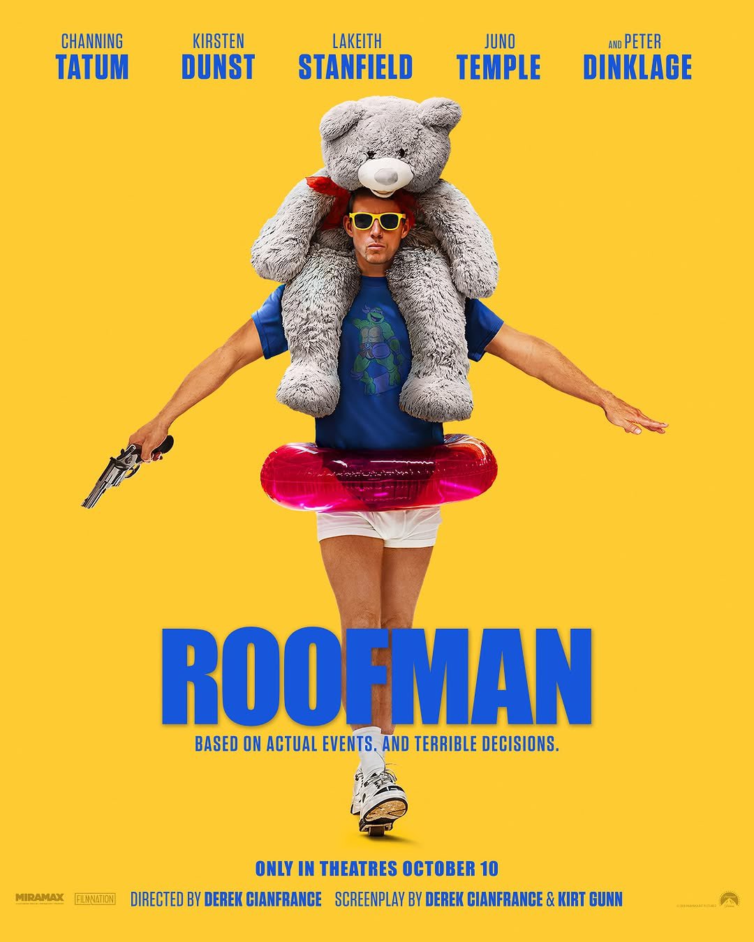 Channing Tatum in Roofman poster