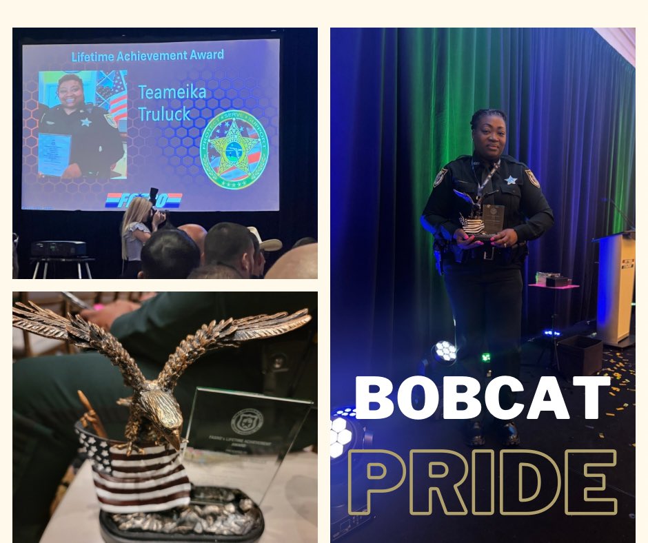 BuchholzHigh's tweet photo. ๐ Huge congrats to Deputy Trueluck on receiving the Lifetime Achievement Award at #FASRO! ๐
Honored for her outstanding service, leadership, and commitment to school safety. Well deserved! ๐ฎโโ๏ธ๐๐
#SchoolSafety #SRO #LifetimeAchievement #ThankYouDeputyTrueluck https://t.co/6FERDDdcE6