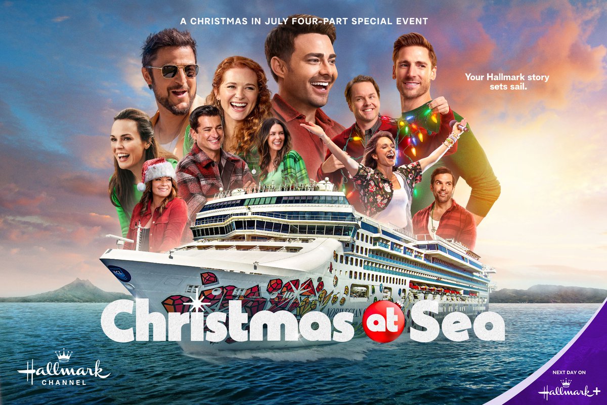 Hallmark Channel (@hallmarkchannel) on Twitter photo Anchors a-sleigh! β π· π’ #ChristmasAtSea, a #ChristmasInJuly four-part special event, departs for adventure next Monday at 8/7c. Stream it the next day on <a href="/HallmarkPlus/">Hallmark+</a>! <a href="/BenjaminAyres/">Benjamin Ayres</a> #JonathanBennett #WesBrown @theerincahill <a href="/ThePaulCampbell/">Paul Campbell Blue Checkmark</a> @taylorcole <a href="/nikkideloach/">Nikki DeLoach</a> Anchors a-sleigh! β π· π’ #ChristmasAtSea, a #ChristmasInJuly four-part special event, departs for adventure next Monday at 8/7c. Stream it the next day on <a href="/HallmarkPlus/">Hallmark+</a>! <a href="/BenjaminAyres/">Benjamin Ayres</a> #JonathanBennett #WesBrown @theerincahill <a href="/ThePaulCampbell/">Paul Campbell Blue Checkmark</a> @taylorcole <a href="/nikkideloach/">Nikki DeLoach</a>