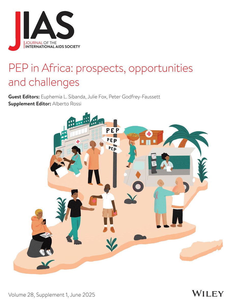 Journal of the IAS (@jiasociety) on Twitter photo 🆕JIAS supplement: “PEP in Africa: prospects, opportunities and challenges” guest edited by Euphemia L. Sibanda, Julie Fox and Peter Godfrey-Faussett.
Check out the issue here: bit.ly/JIASPEP
<a href="/SSLN_HIV/">South-south learning network</a> 🆕JIAS supplement: “PEP in Africa: prospects, opportunities and challenges” guest edited by Euphemia L. Sibanda, Julie Fox and Peter Godfrey-Faussett.
Check out the issue here: bit.ly/JIASPEP
<a href="/SSLN_HIV/">South-south learning network</a>