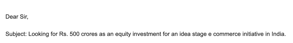 This is the confidence we need in our lives. This email came in cold