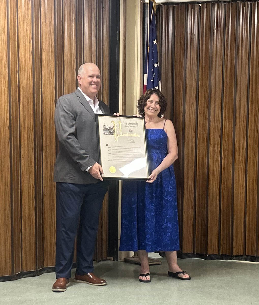 Bill Conrad, 140th NYS Assembly (@140thbill) on Twitter photo Our next Woman of Distinction is Carol Schaller, past president of the <a href="/AmericanLegion/">The American Legion</a> Brounshidle Post 205 and <a href="/MOPH_HQ/">The Military Order of the Purple Heart</a> Chapter 187 auxiliaries and a <a href="/WnyheroesInc/">WNYHeroes, Inc.</a> volunteer.
Carol never tires of bringing solace and support to our veterans. What a joy to honor her today. Our next Woman of Distinction is Carol Schaller, past president of the <a href="/AmericanLegion/">The American Legion</a> Brounshidle Post 205 and <a href="/MOPH_HQ/">The Military Order of the Purple Heart</a> Chapter 187 auxiliaries and a <a href="/WnyheroesInc/">WNYHeroes, Inc.</a> volunteer.
Carol never tires of bringing solace and support to our veterans. What a joy to honor her today.
