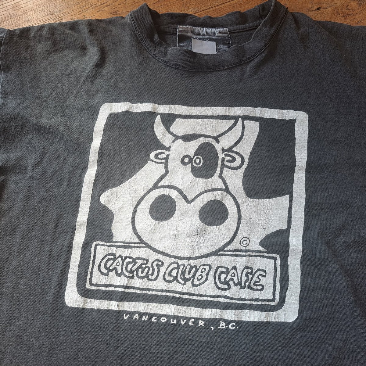 cjrw's tweet image. .@cactusclubcafe realised this T-shirt is thirty years old #NotTheOldestItemInMyWardrobe