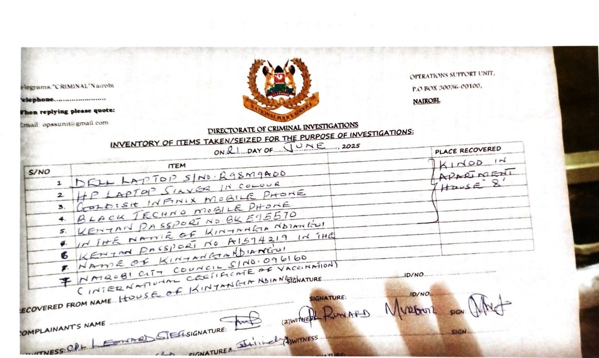 KenyanSays's tweet photo. Ndiangui Kinyagia sent this to his family.
The DCI boss Amin is lying again! https://t.co/Fvnd8TAAnI