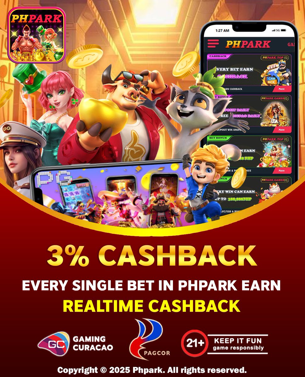 Phpark_Official's tweet photo. 💸 Feel the Rush of Instant Rewards! 💵

🎯 Up to 3% Cashback on every bet you make! The more you play, the more you earn—simple as that!

🌟 Boost your wins with real-time cashback while enjoying your favorite games! 🎁

Registration Link : https://t.co/s8ggagM6KW

#phpark https://t.co/pcNMC8i5SE