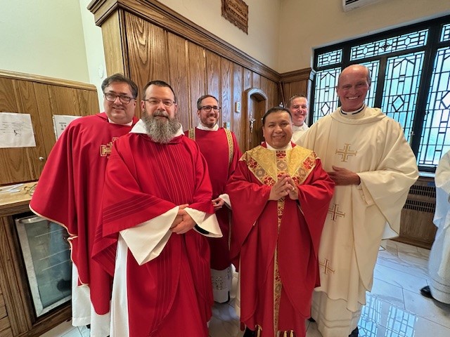Join us in celebrating the ordination of Rev. Nelson Gerardo Tlatelpa to the priesthood! 

On Saturday, June 28th, Fr. Gerardo was one of seven men ordained into the priesthood for the Diocese of Brooklyn by Bishop Robert Brennan, who conferred the sacrament of Holy Orders at a
