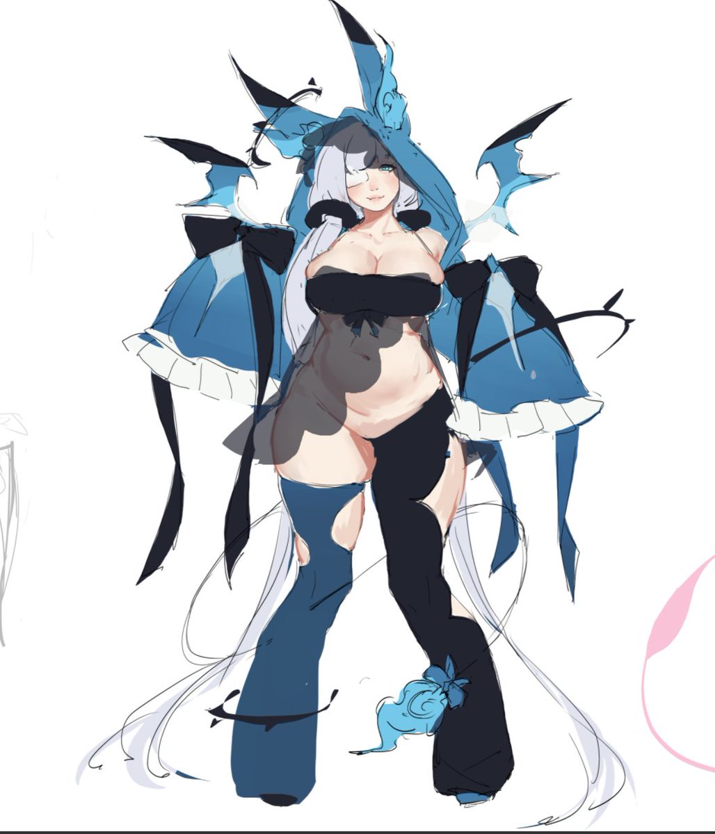 StrekozaVT's tweet image. Very raw WIP
Today I drew a puffy character for the first time in a long time, I don't know, maybe I should do these more often?