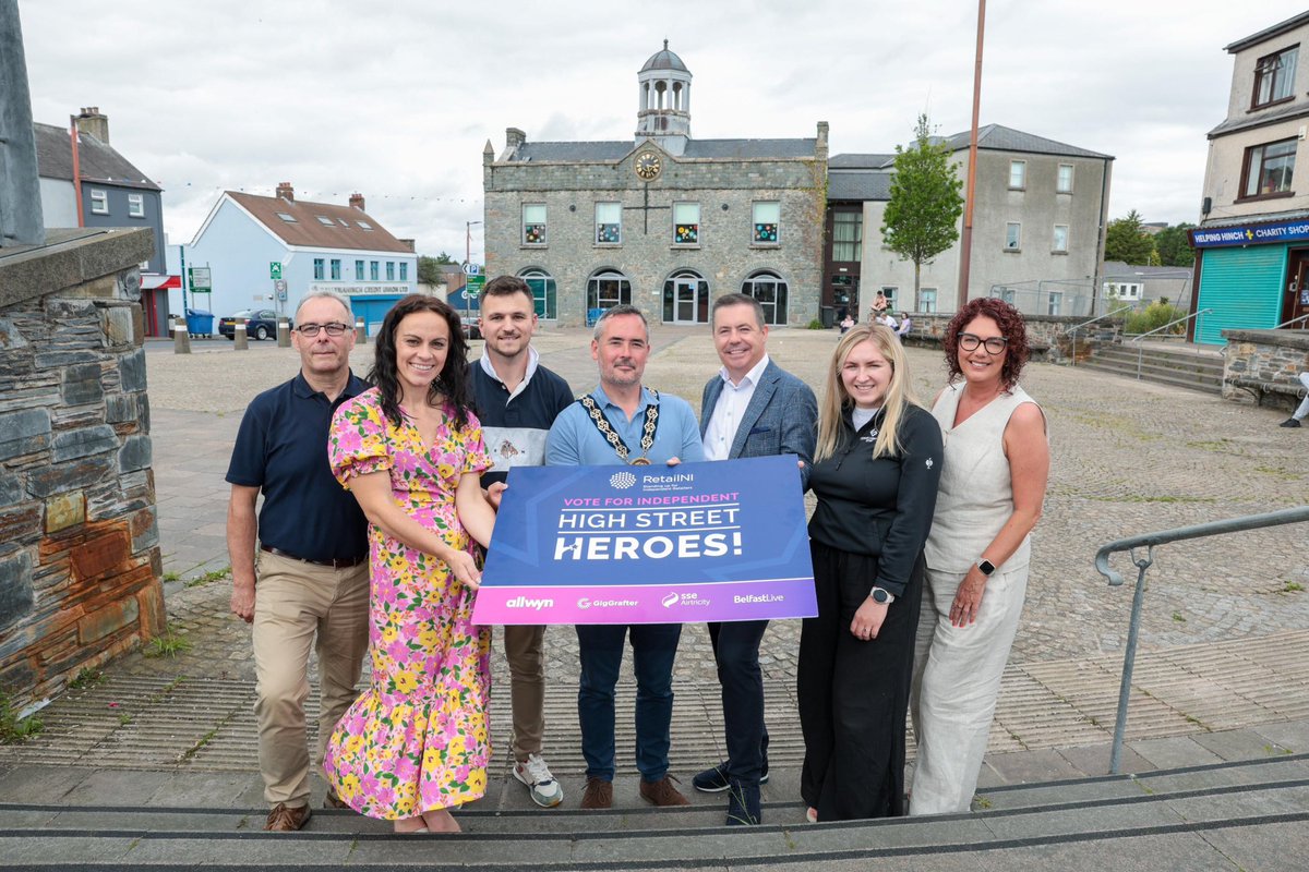 RetailNI (@retail_ni) on Twitter photo In Ballynahinch promoting our High Street Hero Awards with <a href="/nmdcouncil/">NewryMourneDown</a> Chair Cllr Philip Campbell <a href="/sseairtricity/">SSE Airtricity</a> <a href="/allwynuk/">allwynuk</a> <a href="/BelfastLive/">Belfast Live</a> <a href="/GigGrafter/">Gig Grafter</a> -vote for your favourite independent retailer & high street belfastlive.co.uk/hsh #hsh25 In Ballynahinch promoting our High Street Hero Awards with <a href="/nmdcouncil/">NewryMourneDown</a> Chair Cllr Philip Campbell <a href="/sseairtricity/">SSE Airtricity</a> <a href="/allwynuk/">allwynuk</a> <a href="/BelfastLive/">Belfast Live</a> <a href="/GigGrafter/">Gig Grafter</a> -vote for your favourite independent retailer & high street belfastlive.co.uk/hsh #hsh25