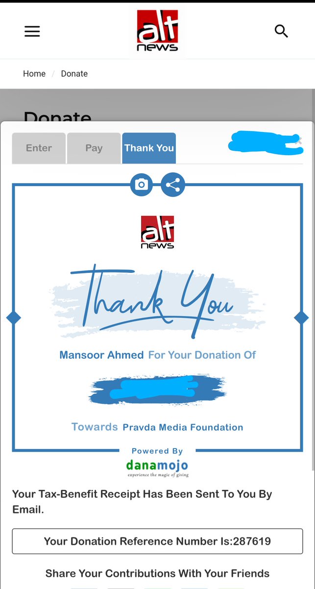 291Mansoor's tweet photo. @zoo_bear @AltNews A Small contribution bhai 😀 https://t.co/EhZfTr2CJP