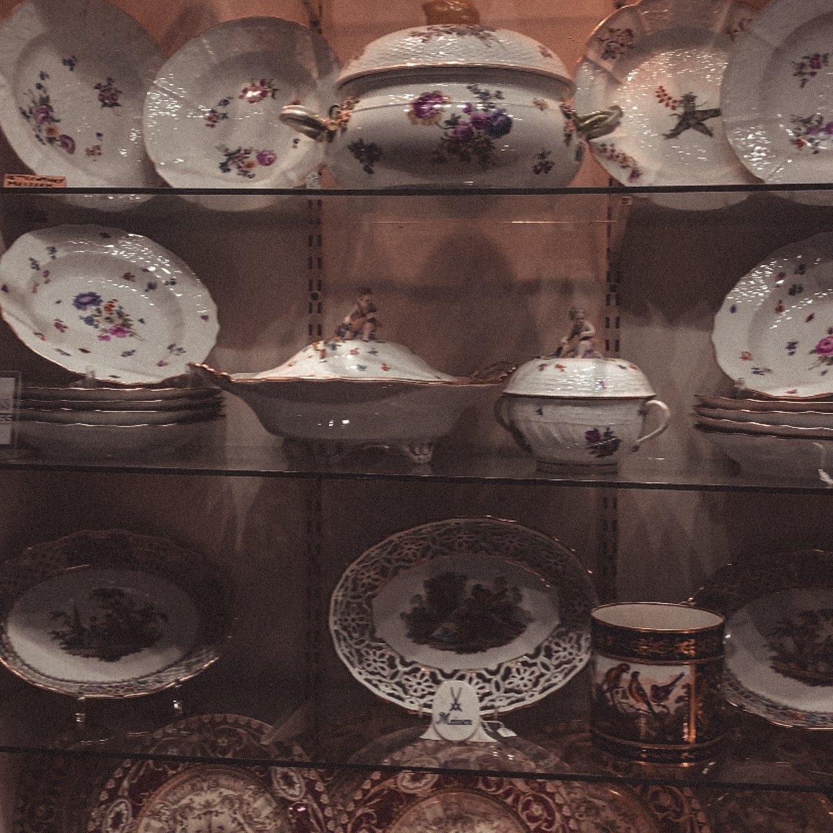 Buying antique ceramics because modern dishes have no personality