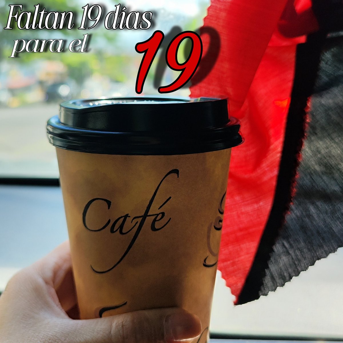 Buenos días!☀️☕

Paso a recordarles que sólo faltan 19 días para conmemorar el 46 aniv. del 
𝟭𝟵 𝗱𝗲 𝗝𝘂𝗹𝗶𝗼 𝗱𝗲 𝟭𝟵𝟳𝟵 ⚫🔴

Viva la Revolución Popular Sandinista

#Nicaragua 🇳🇮