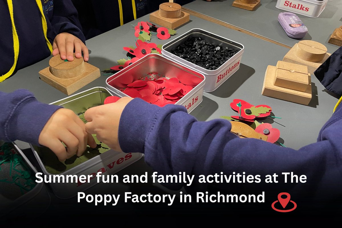 Children and families can take part in treasure hunts and creative poppy-making this summer at The Poppy Factory in #Richmond ☀️

READ MORE ➡️richmond.nub.news/news/local-new…
