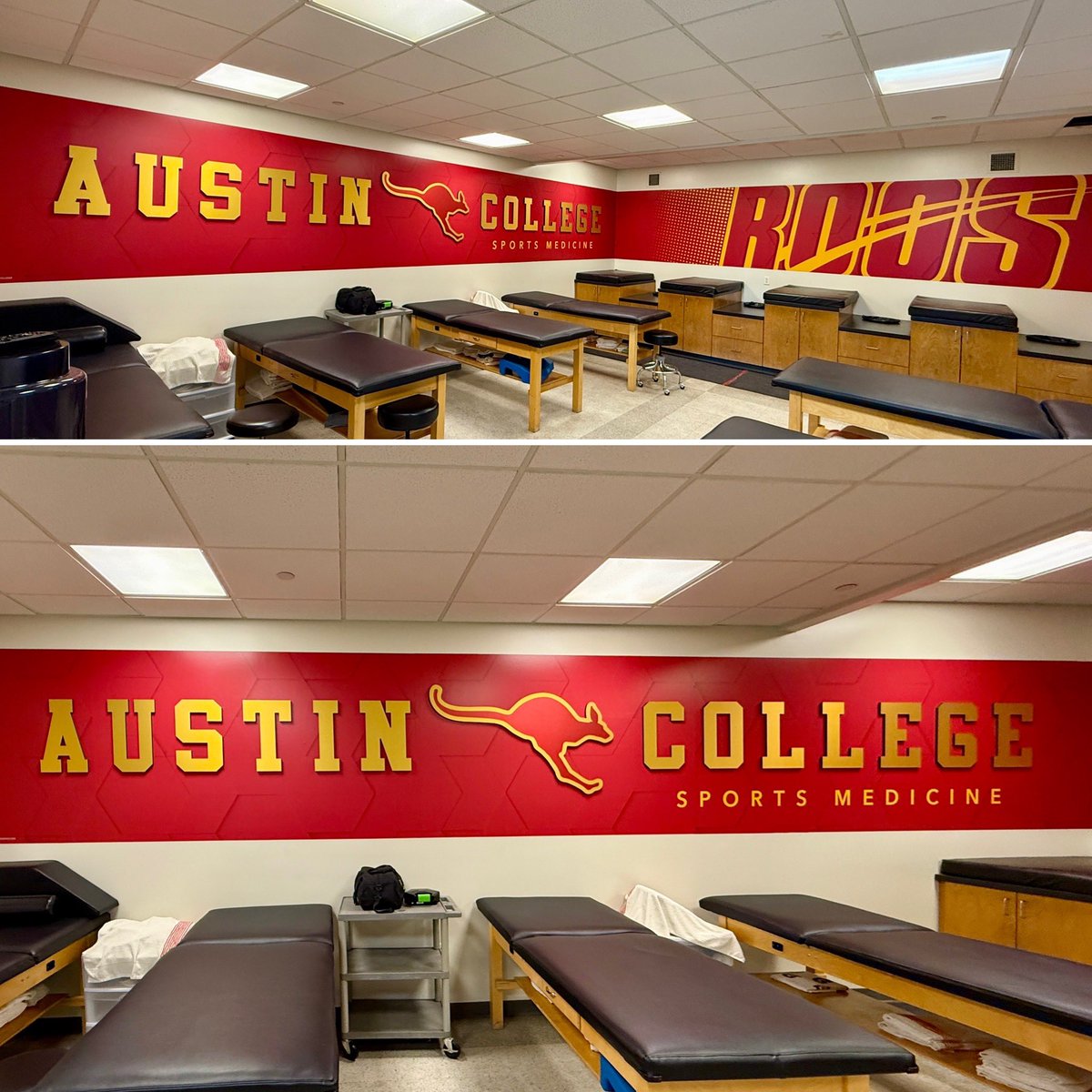 Miles Wallace (@waterboy_miles) on Twitter photo A program on campus who works with every sport: Sports Medicine. <a href="/waterboy_tx/">Waterboy Graphics</a> can make your training room look great!!
<a href="/AustinCollege/">Austin College</a>
#WaterboyGraphics #WeBrandBig #WhenCultureMatters #SchoolBranding #Branding #Branding A program on campus who works with every sport: Sports Medicine. <a href="/waterboy_tx/">Waterboy Graphics</a> can make your training room look great!!
<a href="/AustinCollege/">Austin College</a>
#WaterboyGraphics #WeBrandBig #WhenCultureMatters #SchoolBranding #Branding #Branding