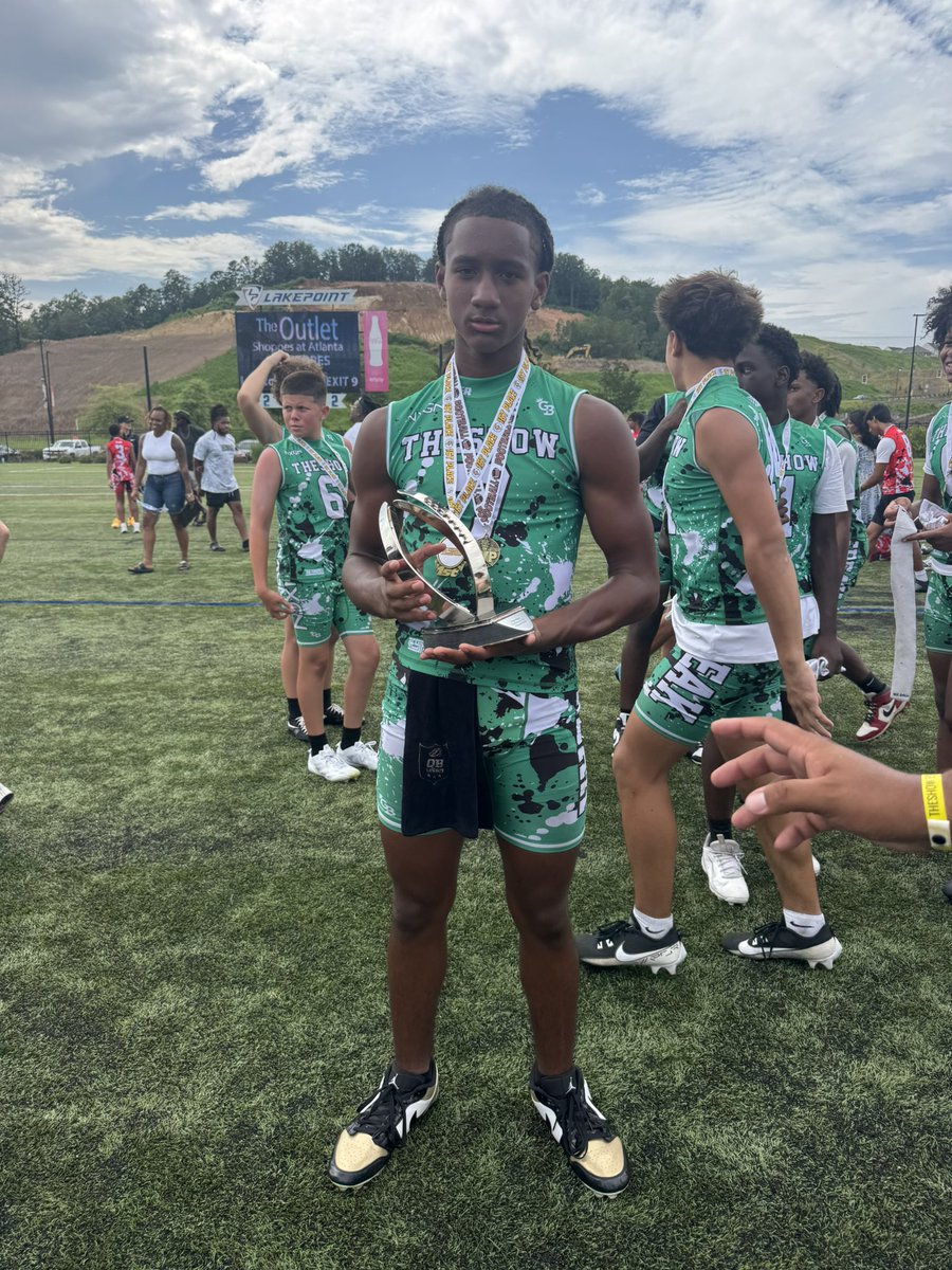corey_qb1's tweet photo. Had a great showing at TheShow by @NxgnCamps. Came up short last year and was able to lead and win the championship this year and also earn MVP honors of the championship game. It was great playing with athletes from different areas of the country and come together to win at a great event @GaffneyFootball @Coach_VanHorn @fishN_Kev @IndianNupe @CoachBirch93 @BKCuc @7JayMac @qbcoachrr17 @QBC_Charlotte