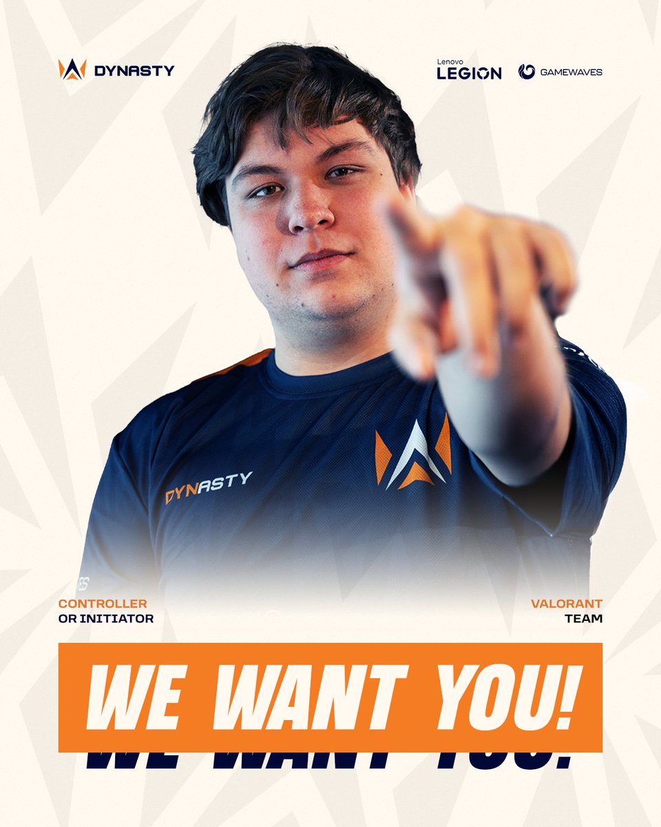 Dynasty_nl's tweet image. 🚨 VALORANT SPELER GEZOCHT

Wij zoeken een gemotiveerde speler om ons team te versterken!

🔸 Rank: Minimaal Ascendant 3
🔸 Rol: Controller of Initiator
🔸 Beschikbaarheid: Flexibel
🔸 Locatie: BLX Resident

Interesse? Stuur een DM naar nekronr op Discord.